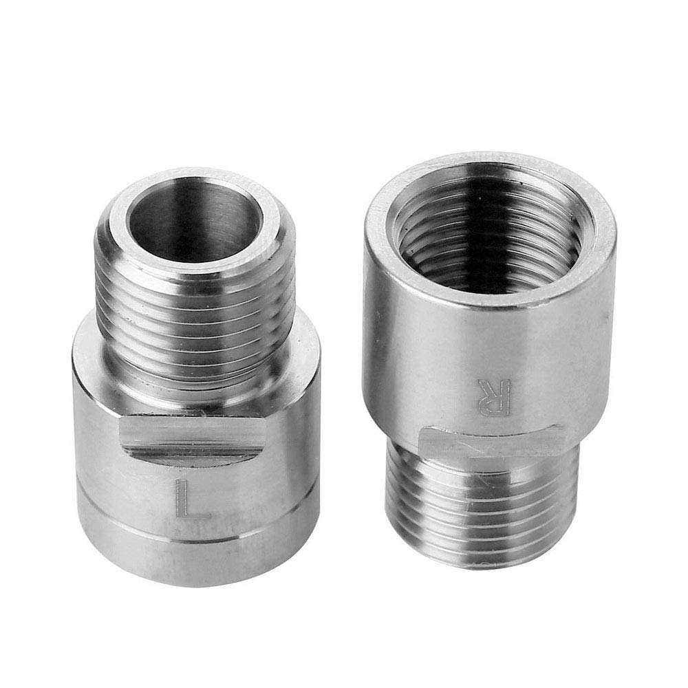 PeSandy Bike Pedal Extenders, 1 Pair Chrome-Molybdenum 