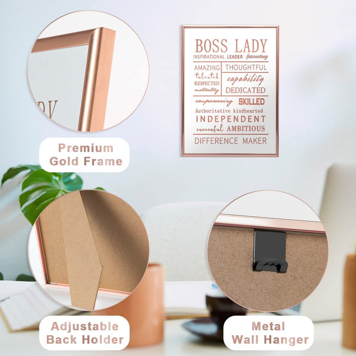 Boss Lady Bosses Day Gifts for Women - Rose Gold Office
