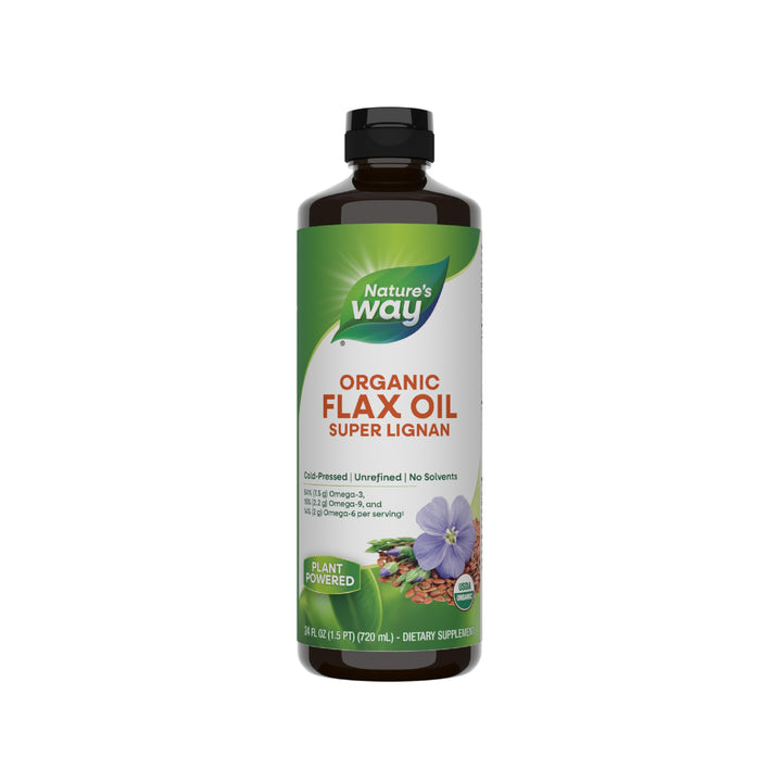 Nature&#39;s Way Organic Flax Oil Super Lignan, Col