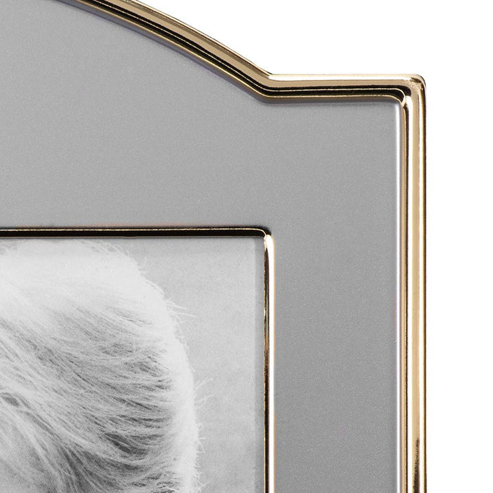 International Designs Wedding 50th Anniversary Two Tone Picture Frame, 4x6, Gold/Silver