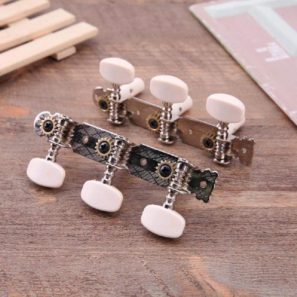 1 pair Left Right 3L3R Professional Guitar Classical Guitar String Tuning Pegs Machine Heads Tuners Keys Part Parts Accessories (3L3R Classical Original color)