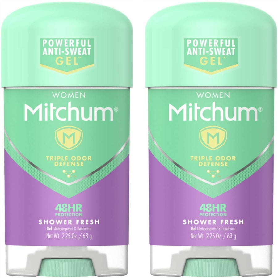Advanced Women Gel Anti-Perspirant & Deodorant, Shower Fresh 2.25 Ounces each (Value Pack of 2)
