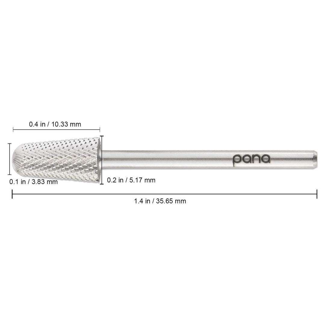 Pana 3/32 Safety Bit Nail Carbide Bit - For Electric Dremel Drill Machine (Extra Fine, Cone - Silver)