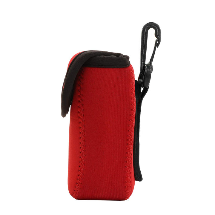 Megagear MG798 Olympus Tough TG-6, TG-5, TG-4, TG-870, TG-860 Ultra Light Neoprene Camera Case, with Carabiner - Red