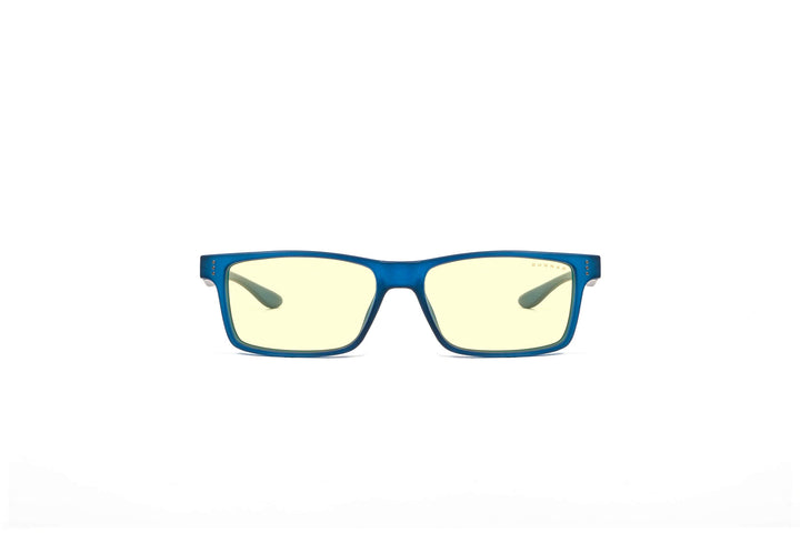 GUNNAR - Premium Gaming and Computer Glasses for Kids (age 12+) - Blocks 65% Blue Light - Cruz, Navy, Amber Tint