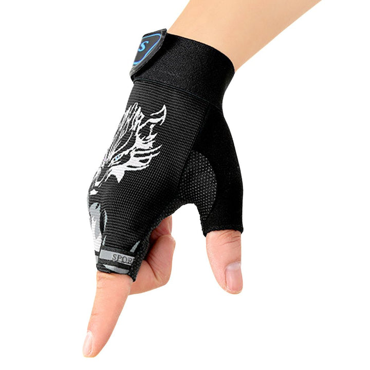 Cycling Fingerless Gloves Half Finger Non-Slip Kids Out