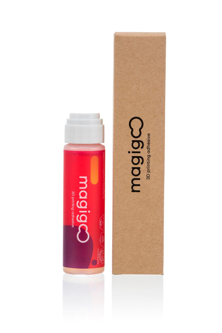 MO2016 All-in-One 3D Printer Adhesive Glue, Reduces Warping for ABS, PLA, PETG, HIPS and TPU Filament on Glass, Flex Plate, PEI, Buildtak, Kapton 50ml, 1.69 fl. oz.