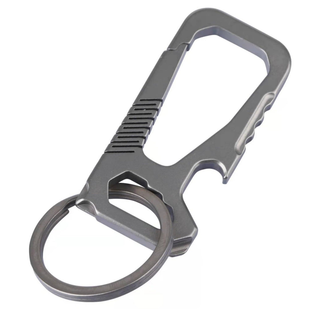 Titanium Key Chain, Keychain with Bottle Opener, Carabiner Car Key Chains for Men and Women
