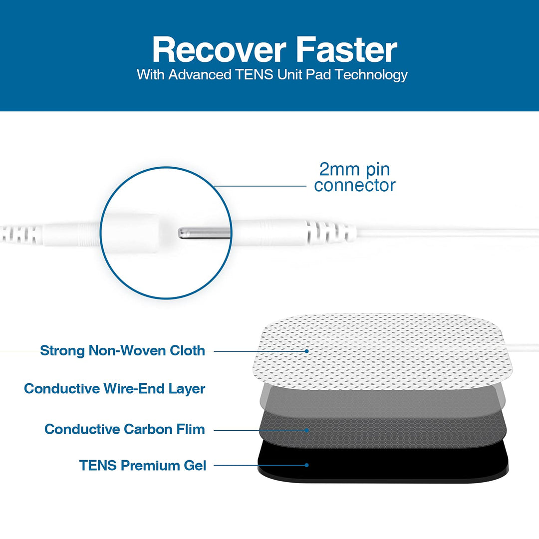 ChoiceMMed Replacement Pads for Electronic Pulse Stimul