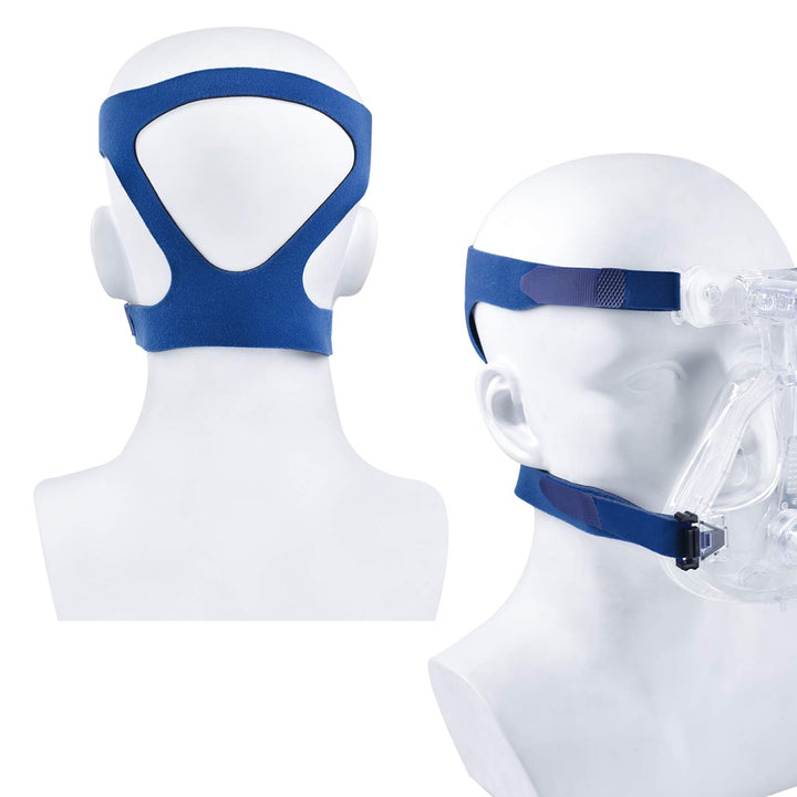 2PCS ItAll Headgear Strap Supplies Compatible with Most Mask, Universal Comfortable and Elasticity Replacement Headgear for Achieving Good Seal, Blue
