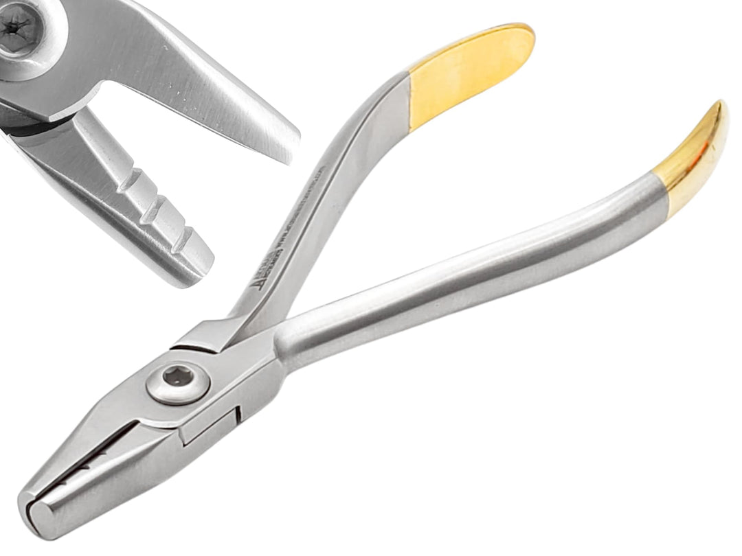 Dela rosa pliers with grooves Hollow Chop contouring pliers Arch forming pliers Wire contouring pliers Orthodontic dental ARTMAN BRAND