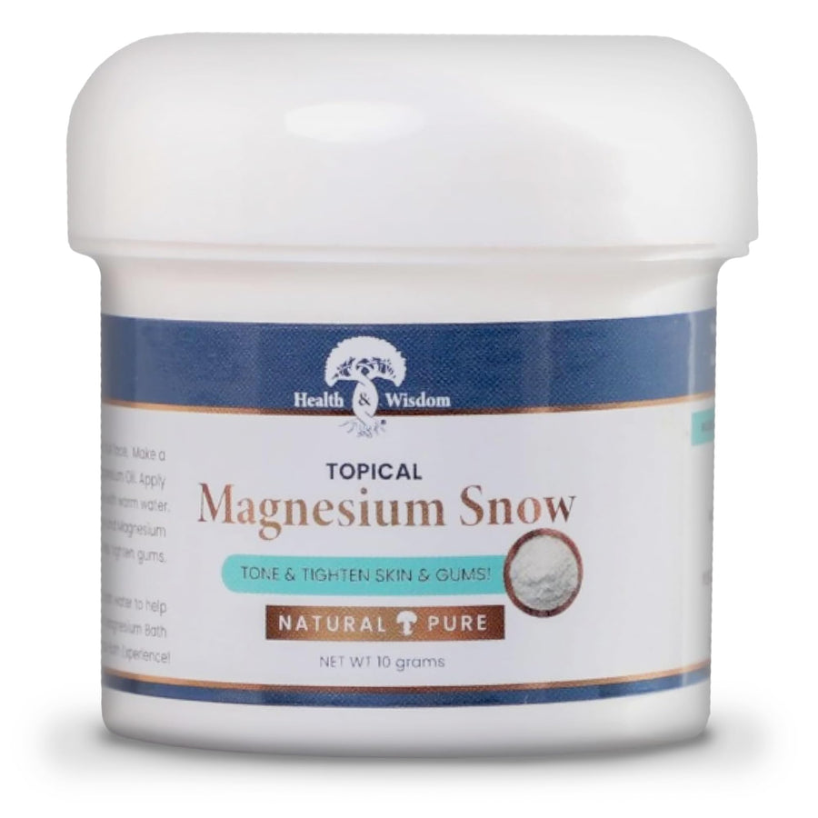 Heath and Wisdom Magnesium Snow - Magnesium Bath Soak, 