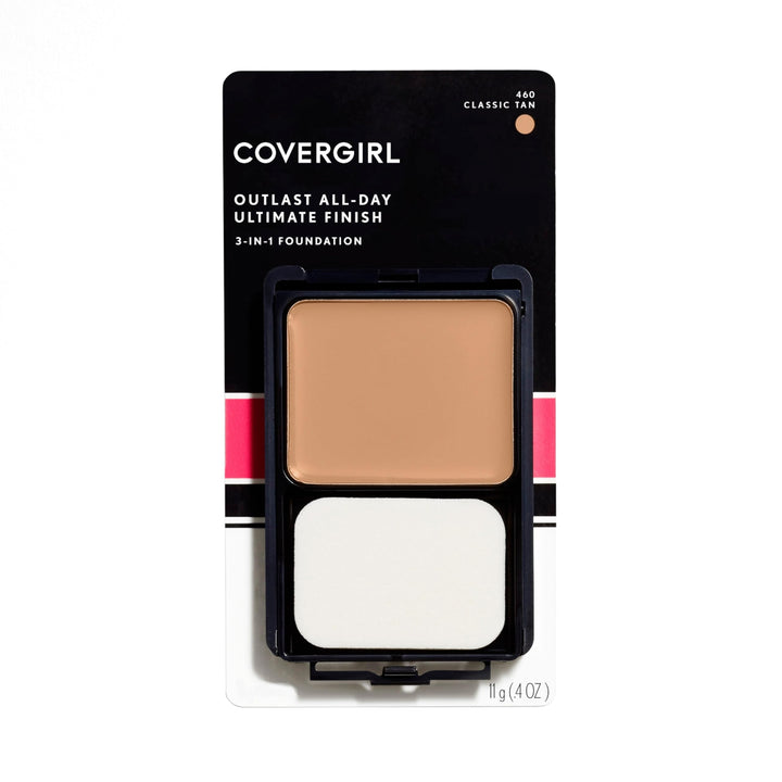 Outlast All-Day Ultimate Finish Foundation, Classic Tan, 0.4 Ounce (Pack of 1) (Packaging May Vary)