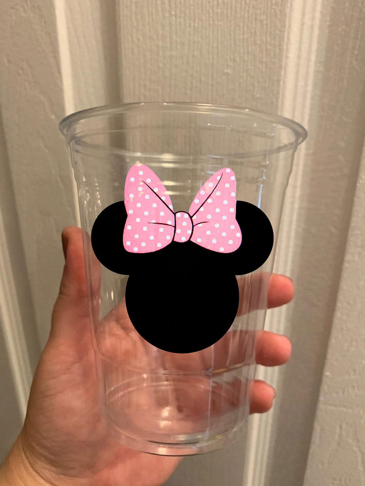 LONGYU 150Pcs Minnie Mouse Head Stickers Big Size 2.73 