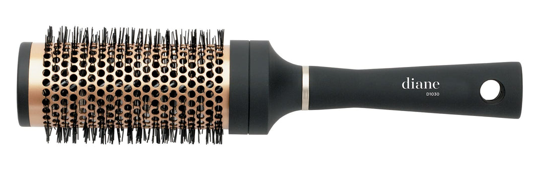 Gold Thermal Round Metal Brush