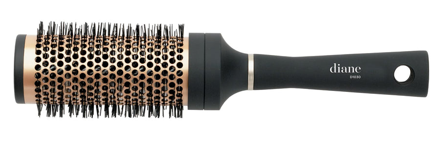 Gold Thermal Round Metal Brush