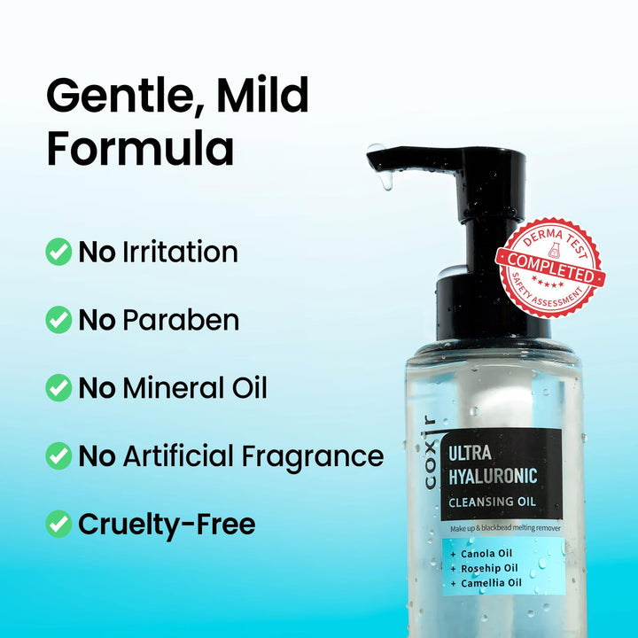 coxir ULTRA HYALURONIC CLEANSING OIL l Gentle Korean Fa