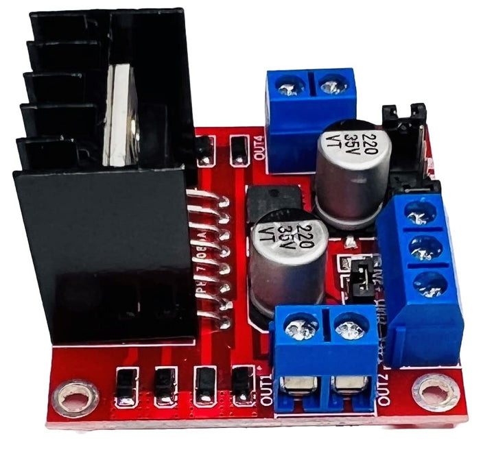 L298N Motor Driver Module for Arduino, ESP32, ESP8266, Raspberry Pi, 2 Pieces