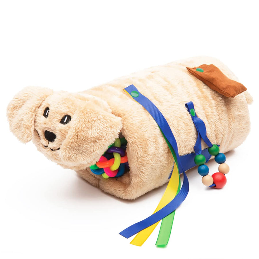 TwiddlePup Therapy Aid, Sensory Therapy - Alzheimerâ€™s, Dementia, Autism Therapy Product - Anxiety Relief Fidget Toy - Plush Dog