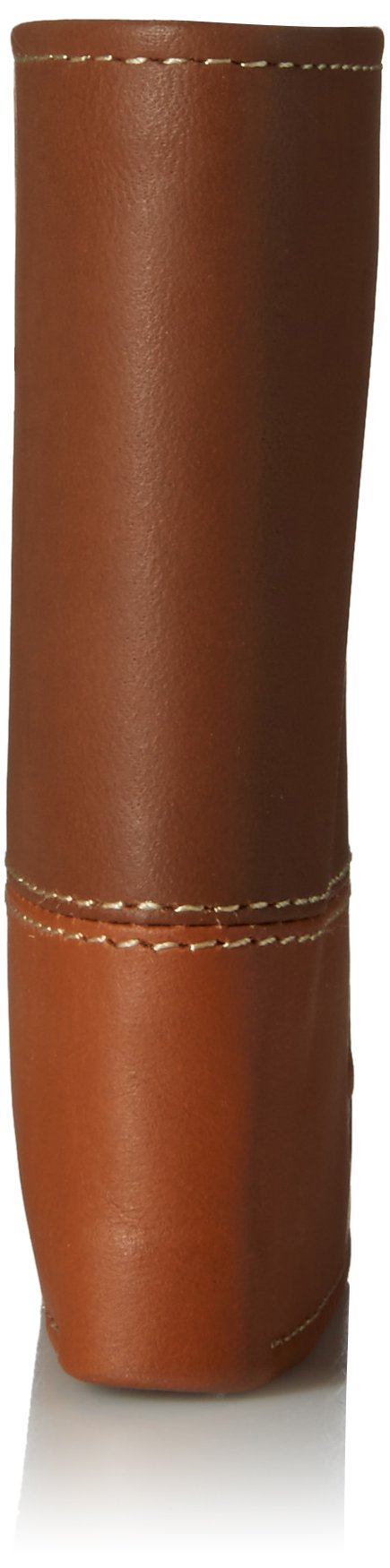 Men&#39;s Leather Trifold Wallet with Id Window, Brown/Tan, One Size