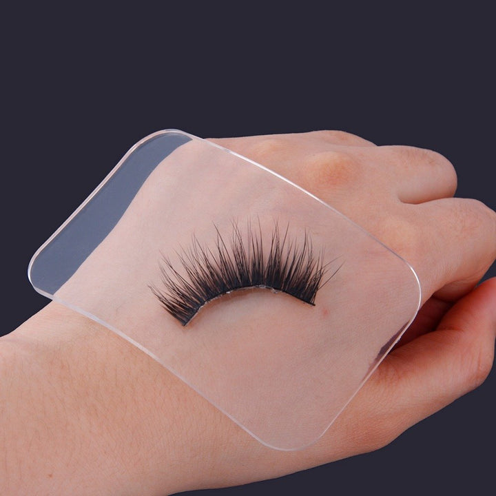 Coobbar 2pcs Reuseable Eye Lashes Pads Pallet Eyelash E