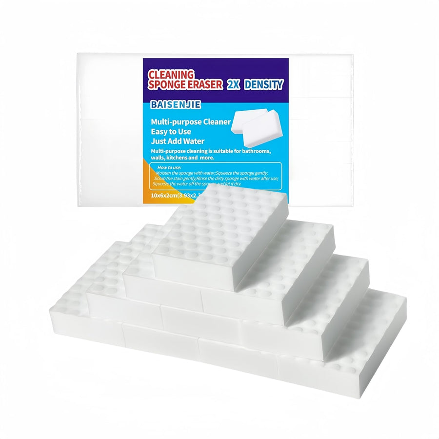 BAISENJIE Magic Sponges Eraser,10 Pack Melamine Sponge 