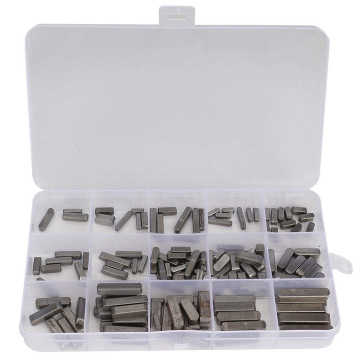 140PCS Drive Shaft Key - Professional Parallel Drive Shaft Key Round Ended Feather Key