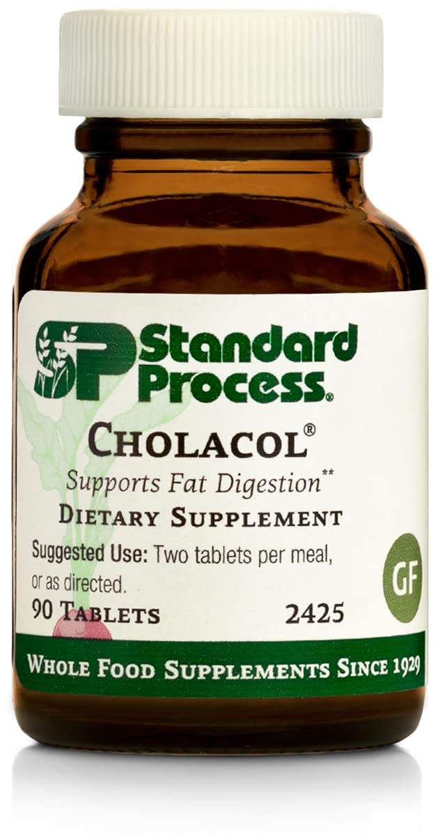 Cholacol - Gallbladder Support Supplement - Fat Digestion Supplement for Digestive Health & Bile Support - Gluten-Free, Non-Dairy & Non-Soy - 90 Tablets