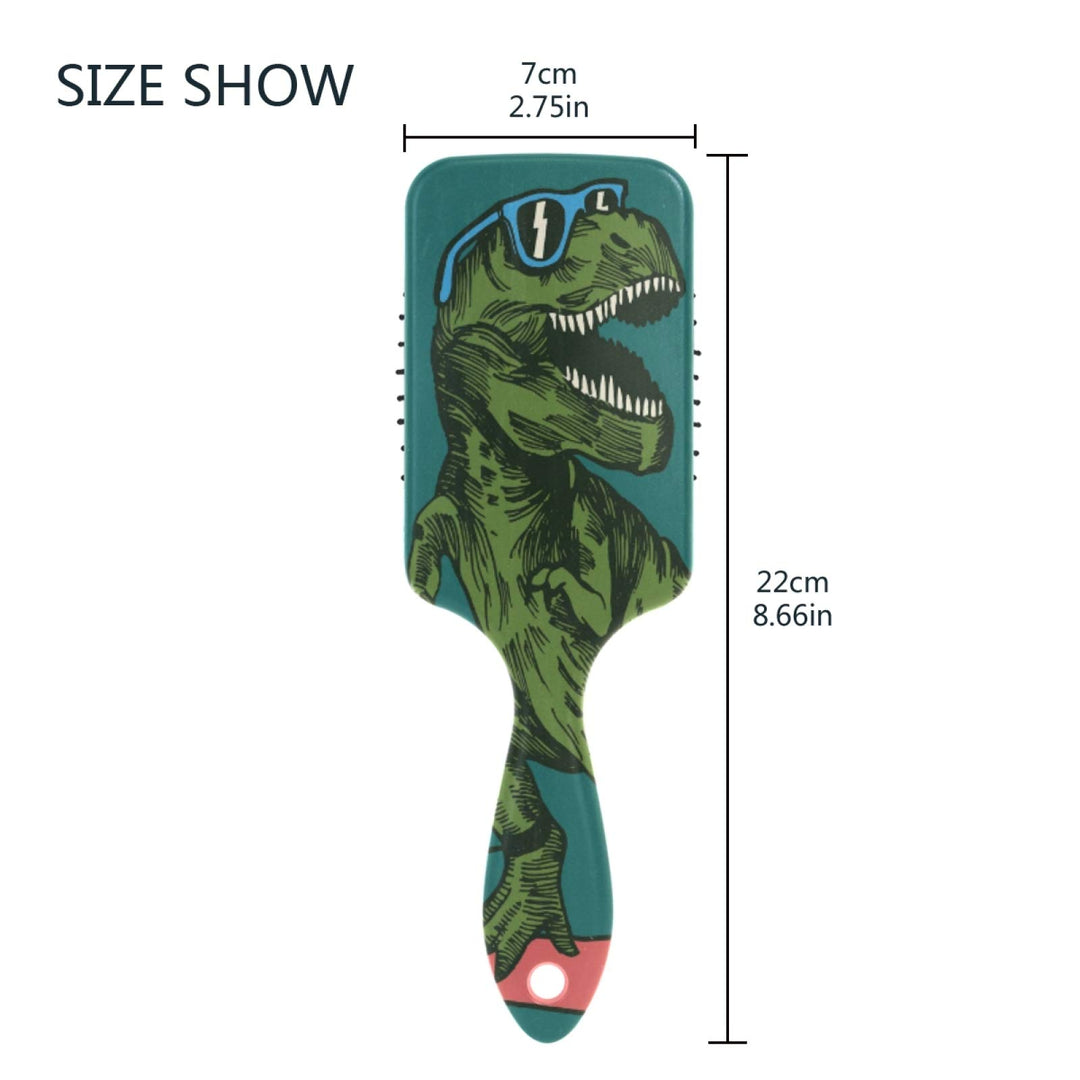 Dinosaur Hair Brush, Wet Dry Hair Brush Plastic Detangler Hair Brush for Kids Christmas Gift Women Men