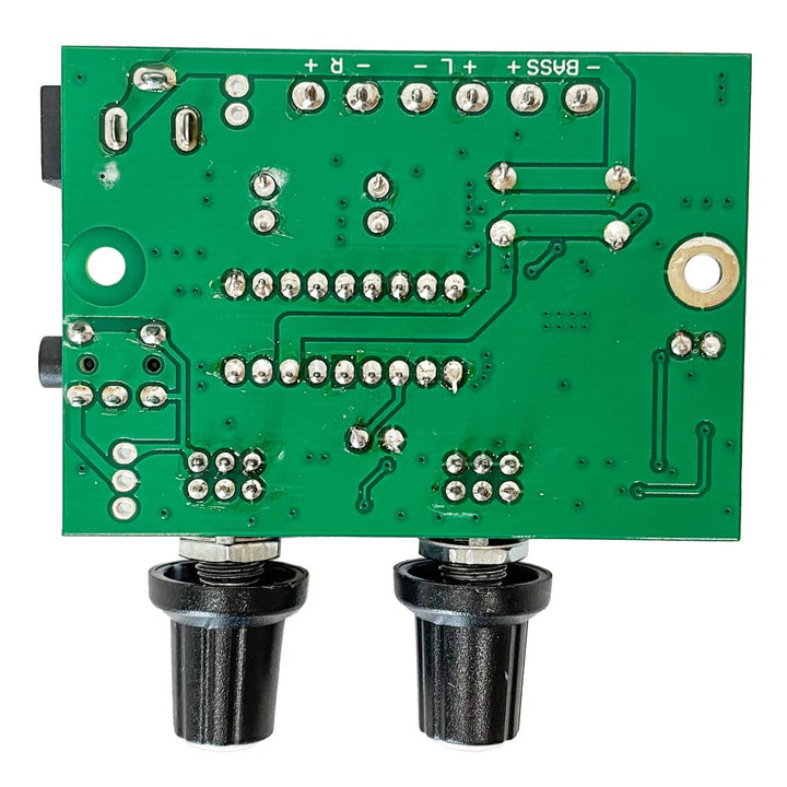 Digital 2.1 Channel Subwoofer Amplifier Board 6W+6W+25W Pure Bass, Mini DC12V-15V TDA1517P HiFi Stereo Audio Power Amplifier Dual Channel Amp Module for Store Home Theater Speakers, Car Audio Speaker