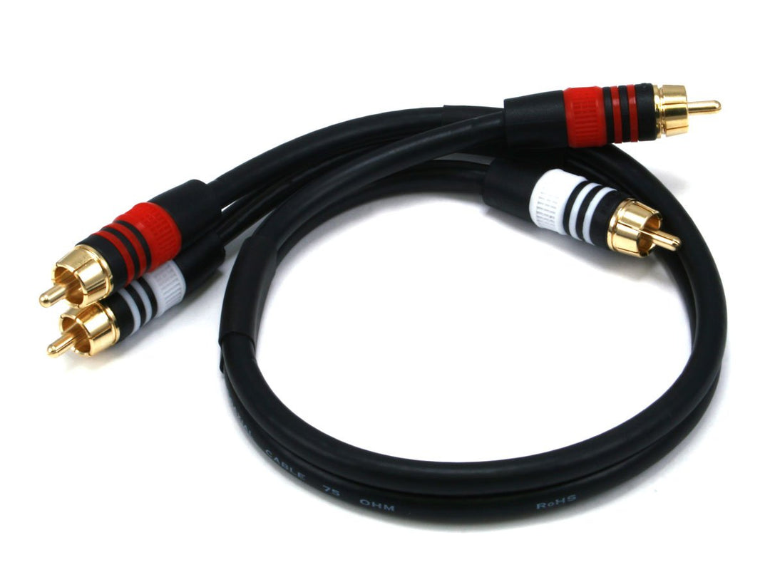 Monoprice 105346 1.5-Feet RCA Plug Cable for DVD Player