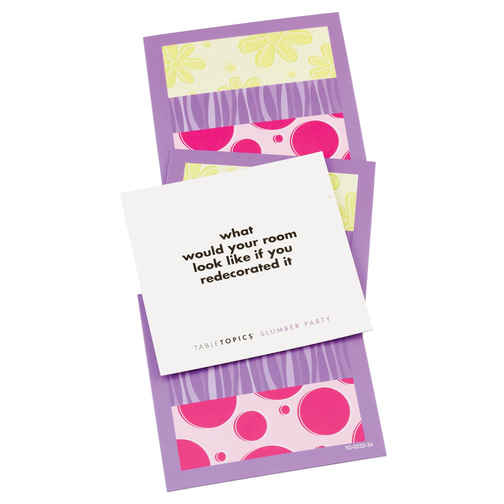 TableTopics Slumber Party to Go - 40 Fun Thought-Provok
