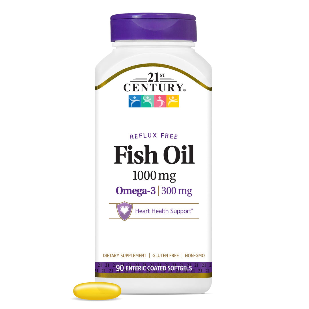 Fish Oil 1000 mg 90 Enteric Coated Softgels,