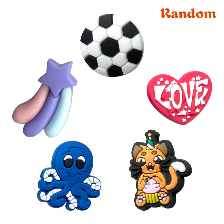 Lot of 50pcs Random Shoe Charms for Clog Shoes Shoe Decoration Charms