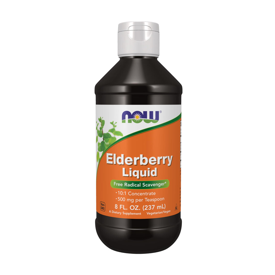 NOW Foods Supplements, Elderberry Liquid 500 mg, 10:1 C
