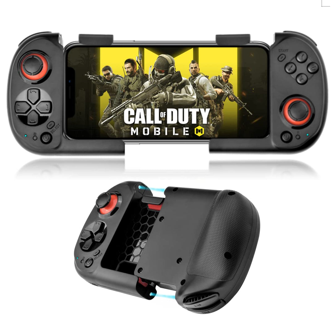 Wireless Gaming Controller for iPhone/iOS/Android with Magnetic Storage, Pocket Size, Portable Bluetooth Gamepad Joystick for iPhone 15/14/13/Samsung Galaxy 22/21/20/Call of Duty Mobile/Genshin