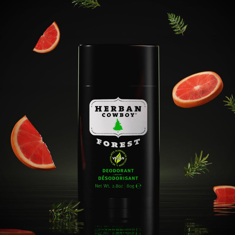 Forest Aloe Infused Deodorant with Hints of Cedar, Mandarin, and Black Pepper (2.8 oz)