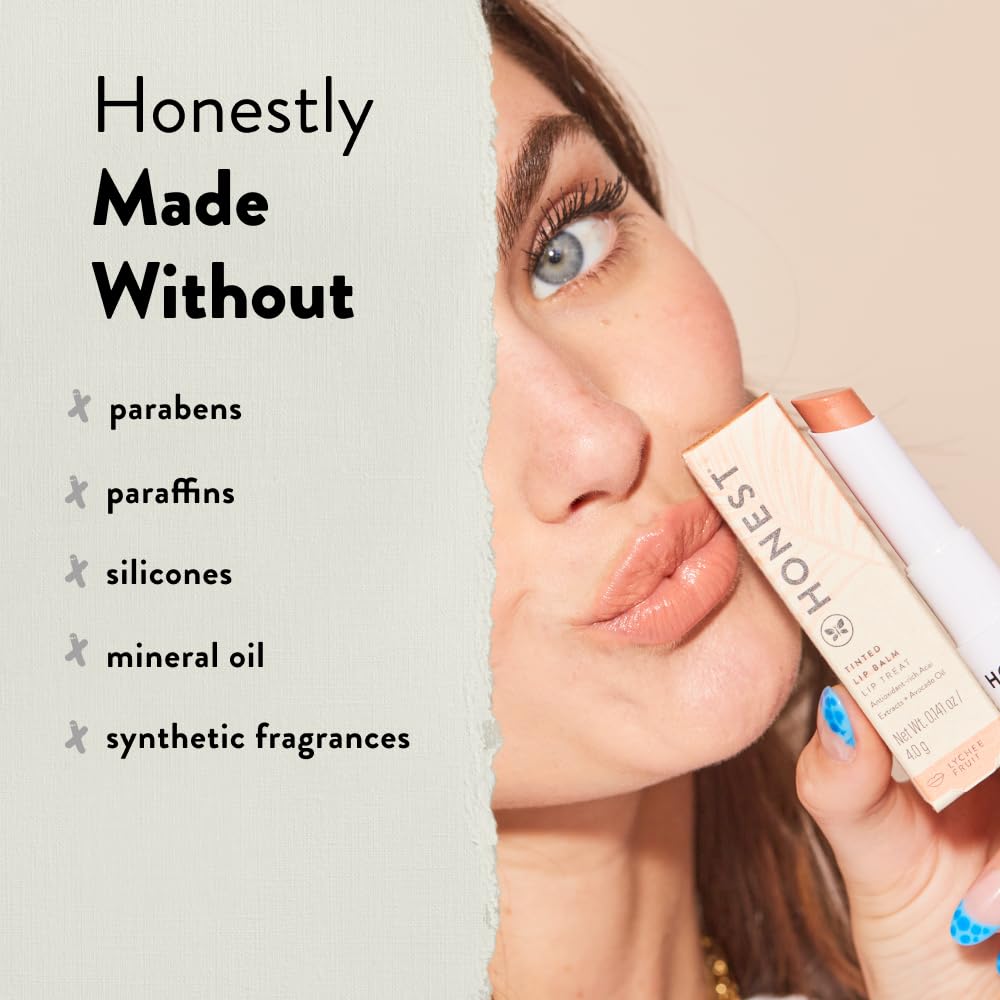 Moisturizing Vegan Tinted Lip Balm | Antioxidant-rich Acai Extracts + Avocado Oil | Paraben Free + Cruelty Free | Blood Orange