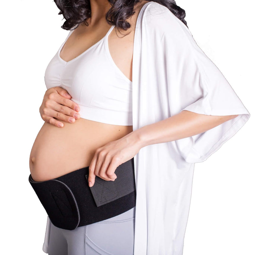 Babybellyband (Small 0-6 PrePrego Waist = 18-25, Black)