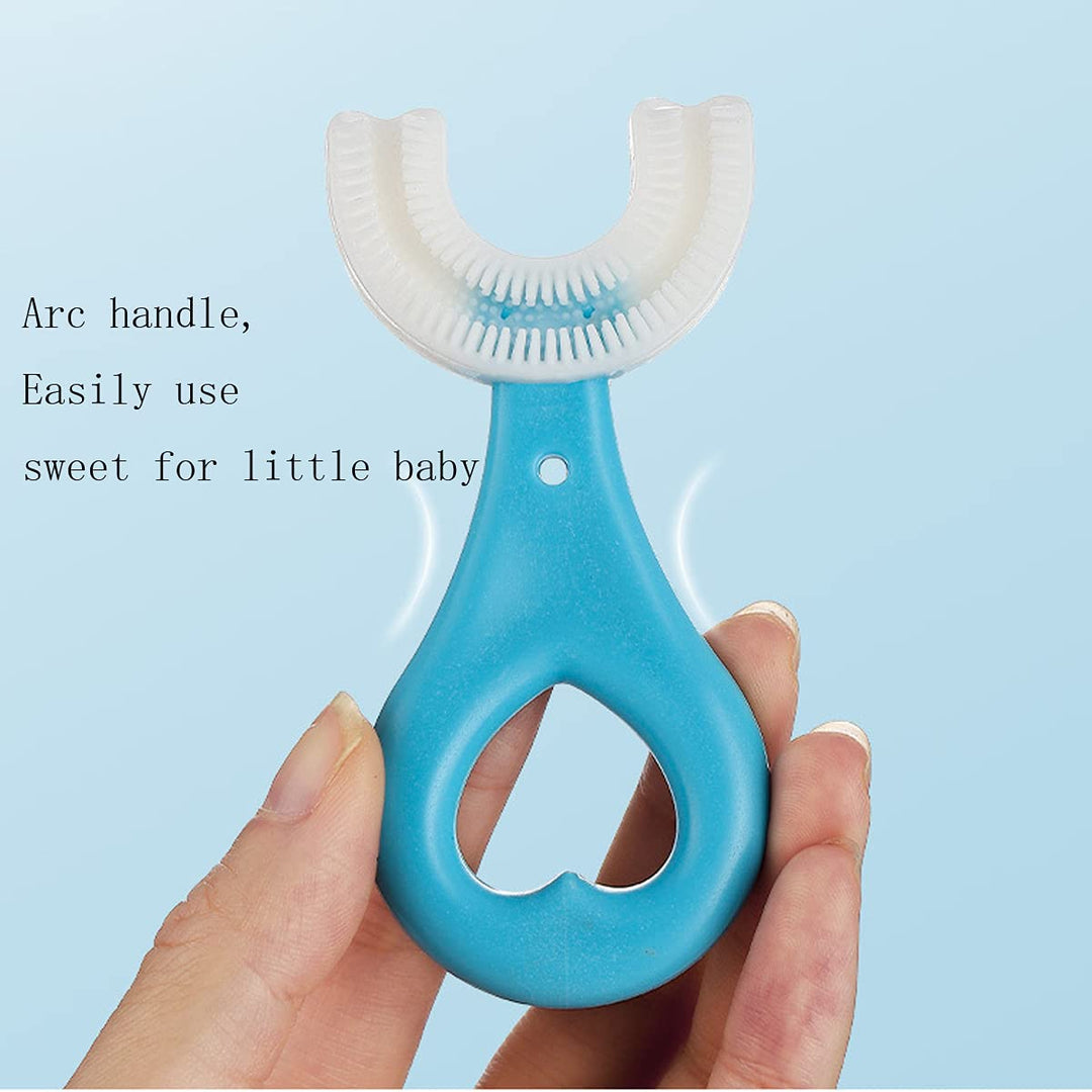 ZALUJMUS 2 Set Kids U-Shaped Whole Mouth Teeth Brush, S