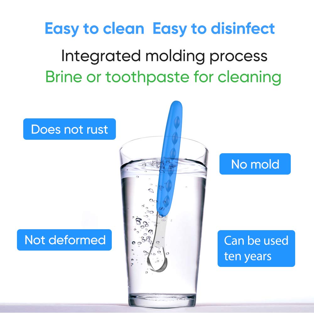 New Version Tongue Scraper Cleaner for Adults &amp;