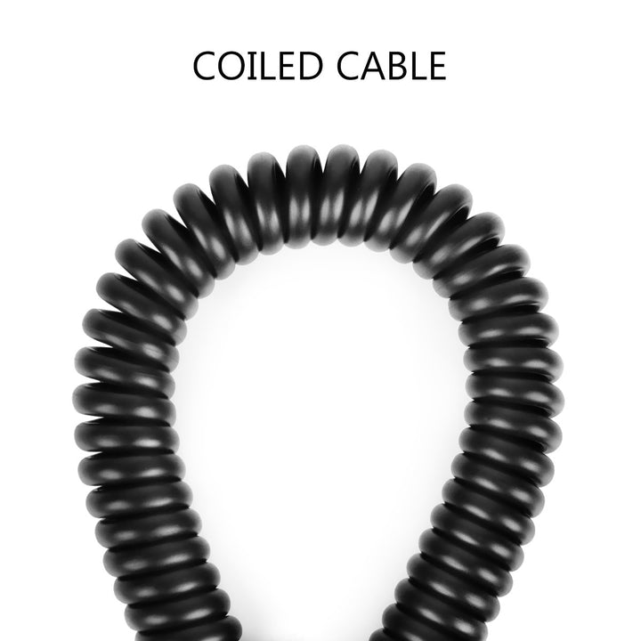 UCEC Mini HDMI to HDMI Cable Right-Angled Coiled HDMI t