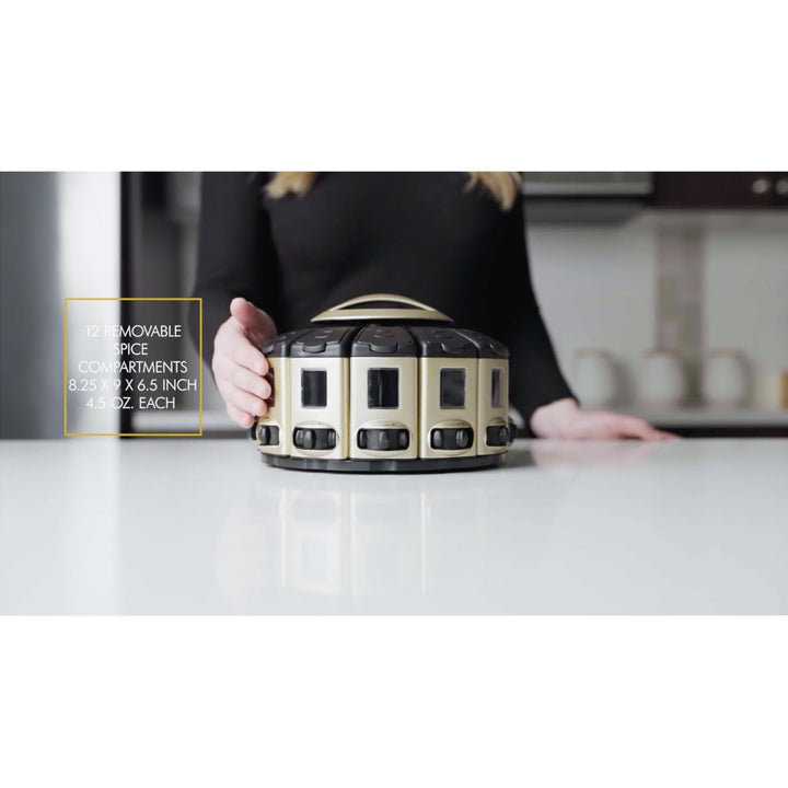 KitchenArt 57010 Select-A-Spice Auto-Measure Carousel P