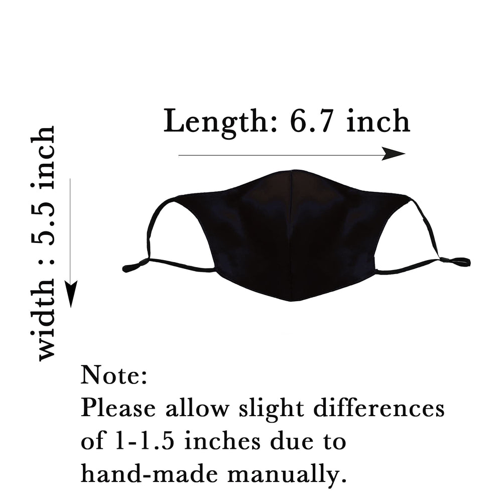 100% Mulberry Silk Face Masks Fashion Mask 19 Momme Silk Mask for Sensitive Women,Lavender gray