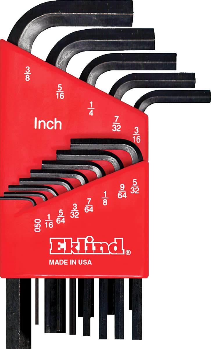 10113 Hex-L Key allen wrench - 13pc set SAE Inch Sizes .050-3/8 Short series