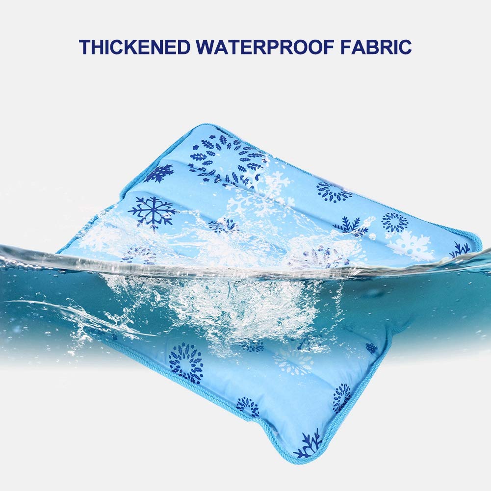 Cooling Mat, Cool Pillow Ice Pillow, Water Filling Ice Pillow Chair Pad, Multifunctional Children Adult Waterproof Ice Pillow Water Seat Cushion Baby, Children, Student, Office, Car, Travel(#3)