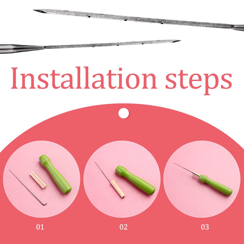 Needle Felting Pad, 9.84 x 7.87 x 1.38&#39;&#39;, Needle Felting Mat, Needle Felting Tools, Needle Felting Kit, Beginner Felting Tools with Felting Needle Holder, Felting Needles for Needle Felting DIY