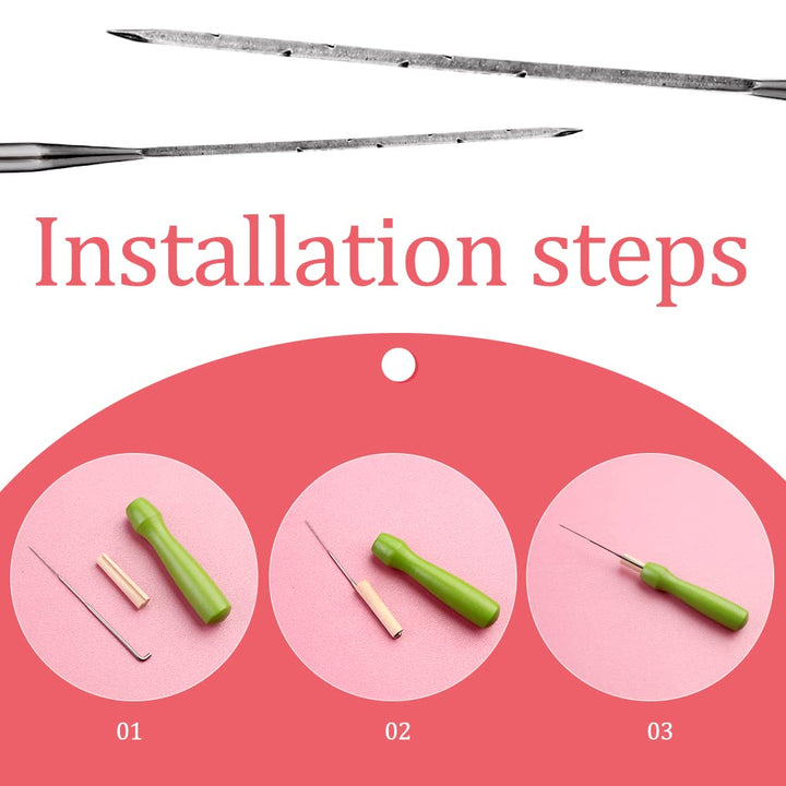 Needle Felting Pad, 9.84 x 7.87 x 1.38&#39;&#39;, Needle Felting Mat, Needle Felting Tools, Needle Felting Kit, Beginner Felting Tools with Felting Needle Holder, Felting Needles for Needle Felting DIY