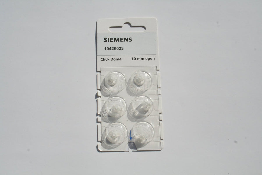 Siemens Click Dome 10 mm Open For RIC Hearing Aids - 6 