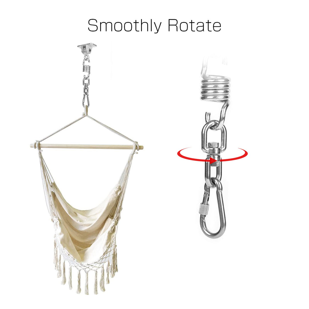 Heavy Stainless Swivel Eye Ring Steel Hanging Swivels Eye Connector Double Ended Swivel Eye Marine SUS316 Loop Dia 8mm 6/19inch 660lbsf 2pcs